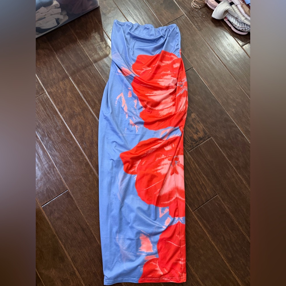 SHEIN tube maxi dress - Picture 2 of 2